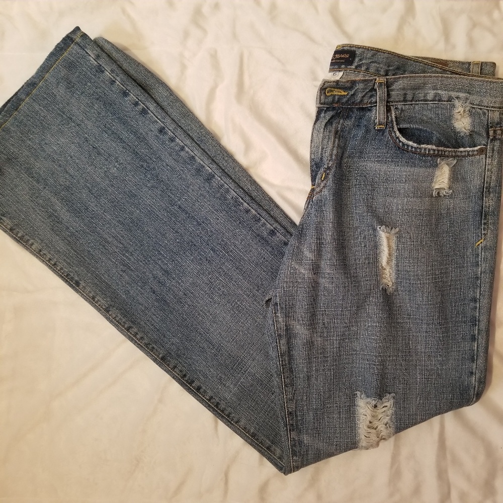 Ladies distressed Jeans size 15 Truck jeans - Picture 4 of 7